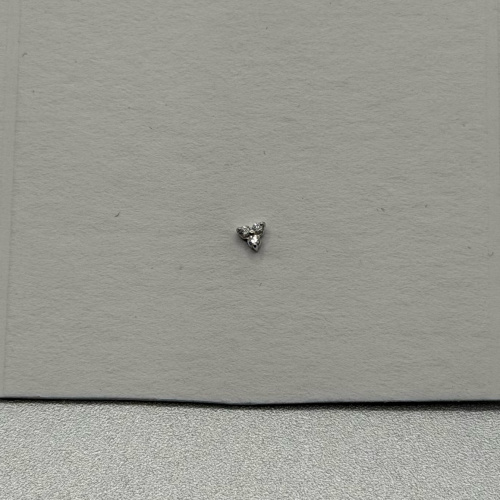 Топ Трехлистник White Gold безрезьбовой